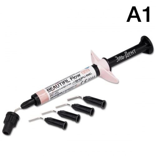 BEAUTIFIL II Flow F02 - реставрационный текучий материал, цвет A1, шприц 2 гр., SHOFU 1231919505 - фото 437579