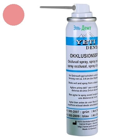 Копирка-спрей Occlusal Spray красный 75 мл, Yeti 1231918709 - фото 437590