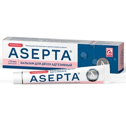 Бальзам для десен адгезивный Асепта (10г). Asepta 1231918892 - фото 437664