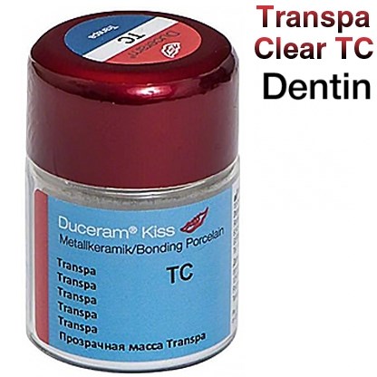 Duceram Kiss масса прозрачная Transpa Clear TC (20 г) Degudent 1231920056 - фото 437921