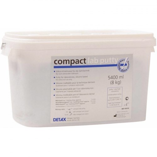 С-силикон Compact lab putty, зуботехнический 5400 мл, Detax (Германия) 1231920186 - фото 437932
