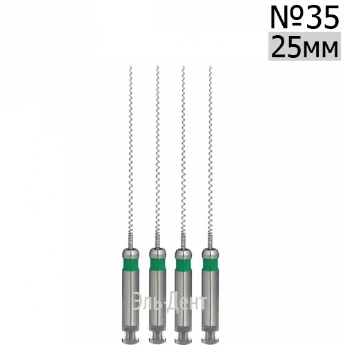 Paste Carriers  25мм, №35, каналонаполнители машинные, сталь, (4шт.). Eurofile 1231919204 - фото 438002