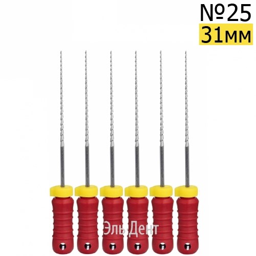 H-Files  31мм, №25, дрильборы ручные, сталь, (6шт.).  Eurofile 1231919159 - фото 438005