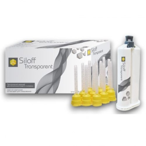 Силикон дублирующий Siloff Transparent 70H, (50 мл) 1231916353 - фото 438221