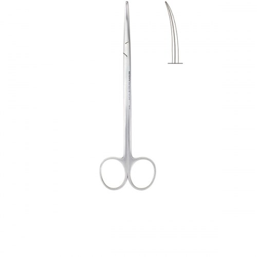 Ножницы 18 см изогнутые тупоконечные Metzenbaum Delicate 1231917232 - фото 438343