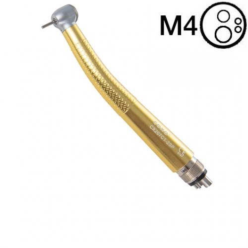 Наконечник COXO турбинный с ортопедической головкой, керамический подшипник (Желтый корпус) 40100263 CX207C1-2SP 1231916275 - фото 438380