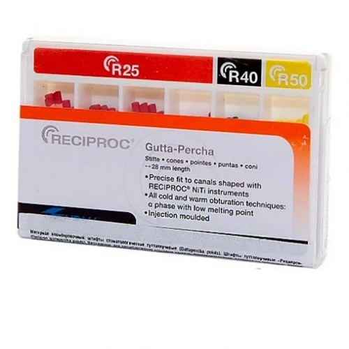 Гуттаперчевые штифты Reciproc  ассорти, 60 шт. 1231916660 - фото 438410