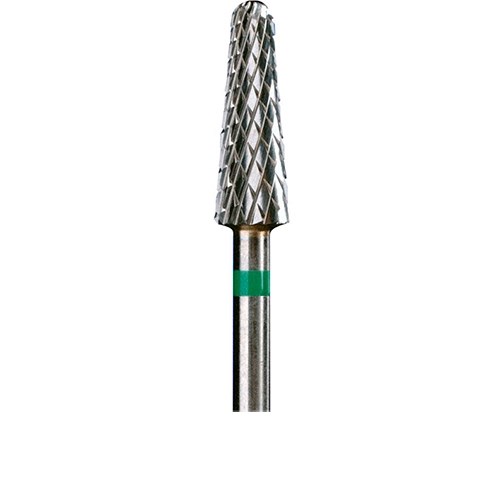 Фреза зел. твердосплавная конусная /крупная крестообразная нарезка /1шт./406801 1231913331 - фото 438622