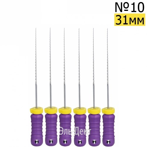 H-Files  31мм, №10, дрильборы ручные, сталь, (6шт.).  Eurofile 1231919156 - фото 438723