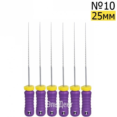 H-Files  25мм, №10, дрильборы ручные, сталь, (6шт.).  Eurofile 1231919145 - фото 438731