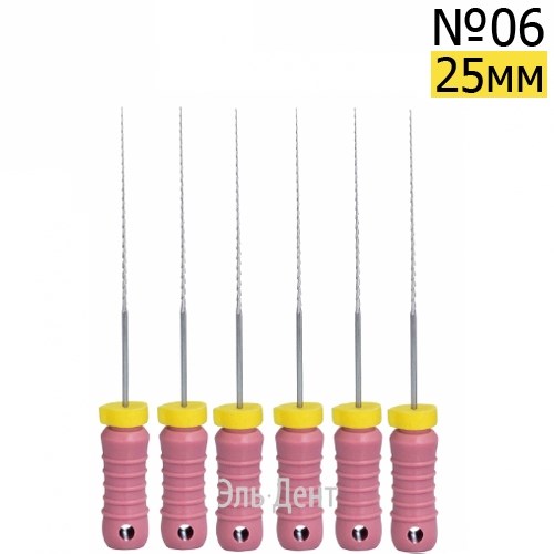 H-Files  25мм, №06, дрильборы ручные, сталь, (6шт.).  Eurofile 1231919143 - фото 438733