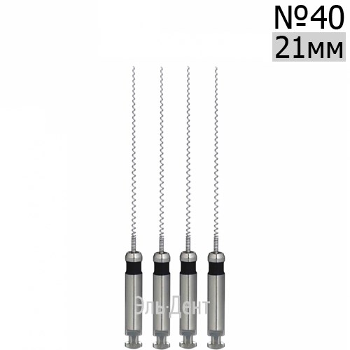 Paste Carriers  21мм, №40, каналонаполнители машинные, сталь, (4шт.). Eurofile 1231919200 - фото 438740