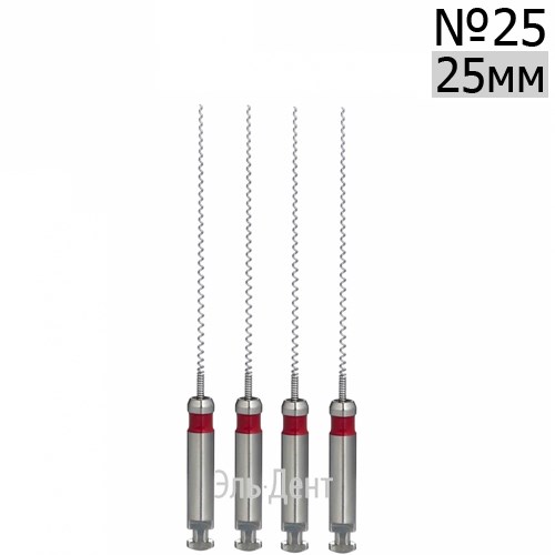 Paste Carriers  25мм, №25, каналонаполнители машинные, сталь, (4шт.). Eurofile 1231919202 - фото 438780