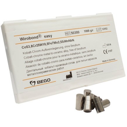 Сплав Wirobond Easy CoCr для керамики, 1кг 1231920472 - фото 438818
