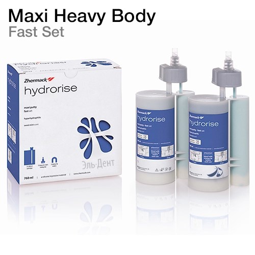 Hydrorise Maxi Heavy Body Fast Set (2х380 мл), C207043, Zhermack 1231914612 - фото 439002