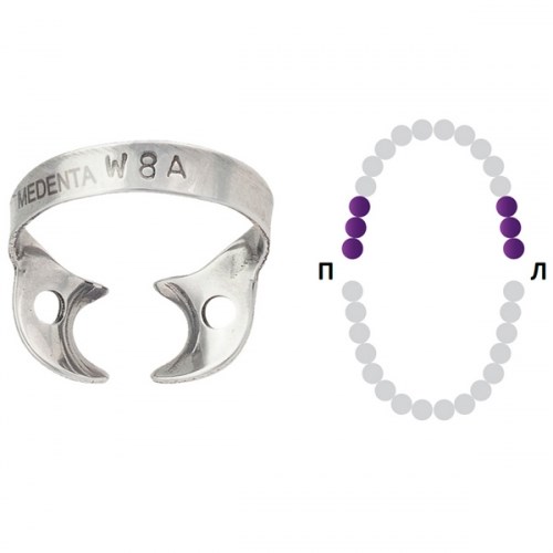 Раббер Дам крепление 129-W8A, МЕДЕНТА 1231917193 - фото 439063