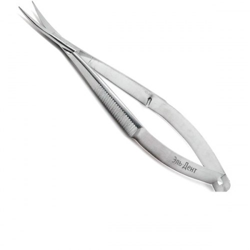 Ножницы 160 мм изогнутые микрохирургические Castroviejo ТВС 1231917454 - фото 439150
