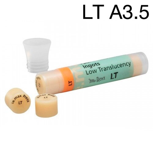 Пресс-таблетка IPS e.max Press LT A3,5 (5шт.) Ivoclar 1231920014 - фото 439258