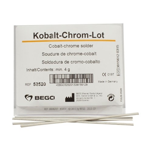 Припой для CoCr сплавов, 5 шт. (4 г) 1231920474 - фото 439270