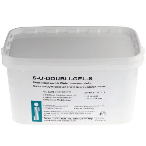 Масса для дублирования DOUBLI-GEL-S, 6 кг, SCHULER-DENTAL 1231920462 - фото 439297