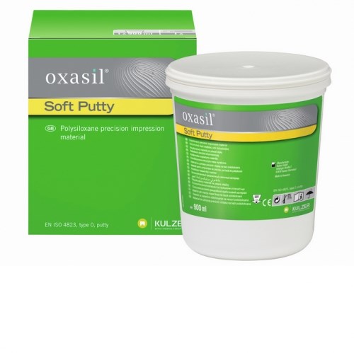 Oxasil  Soft Putty  силиконовая слепочная масса (900мл.) Kulzer 1231916668 - фото 439389