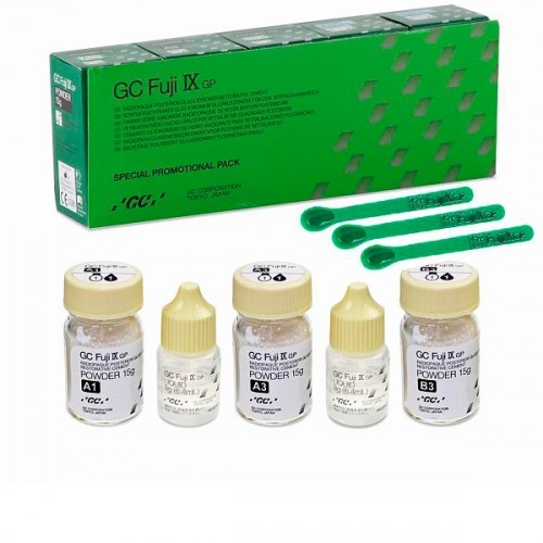 GC Fuji IX GP-клинический набор (3x15 г порошка, 2x6.4 мл жидкости) 00000001329 - фото 445412