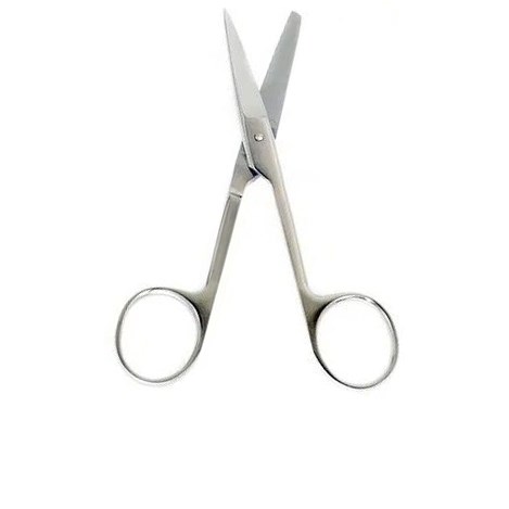 Ножницы 140 мм прямые с одним острым концом 1231917443 - фото 445826