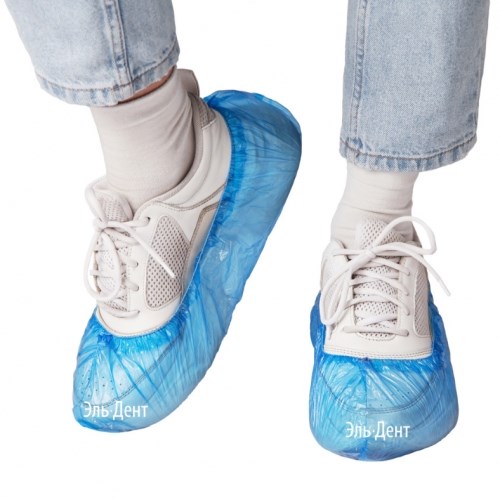 Бахилы Elegreen Стандарт Лайт синие, 2,2 г. 50 пар (100 шт) Elegreen 1231918795 - фото 445947