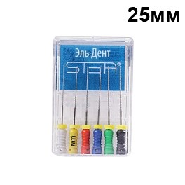 H-Files ручные, размер 45-80, 25мм, 6 шт. STEA 1231918071 - фото 446668