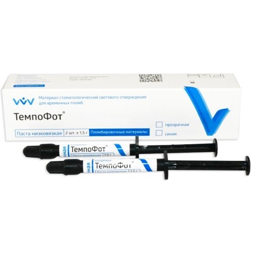 Темпофот низковязкая паста синяя (2х1,5 г) ВладМиВа 1231920641 - фото 446792