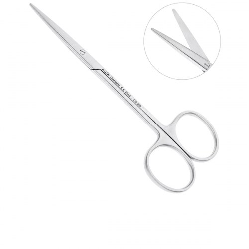 Ножницы 12 см прямые, тупой кончик Metzenbaum 1231916176 - фото 447149