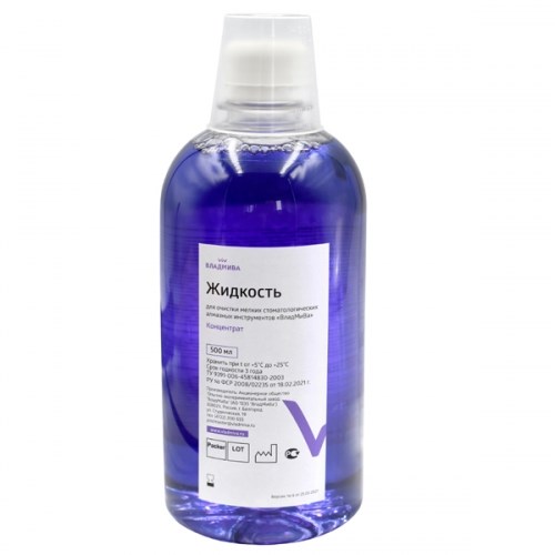 Жидкость для очистки мелких алмазных инструментов (500 мл) ВладМиВа 1231920625 - фото 447531