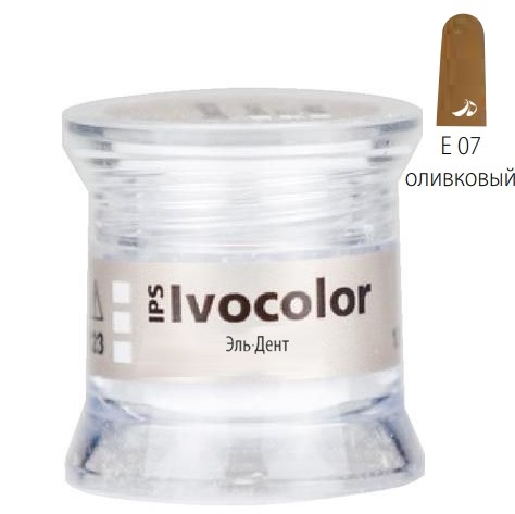 Краситель порошкообразный IPS Ivocolor Essence E07 olive-оливковый (1.8гр.). Ivoclar 1231919974 - фото 447620