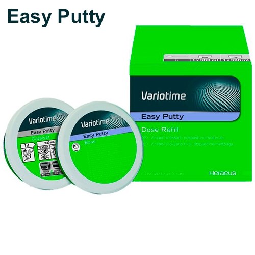 Variotime Easy Putty-базовый слой (300мл база х 300 мл) материал оттискной ортопедический 0001912570 - фото 447719