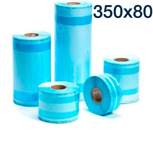 Рулон для стерилизации со складкой 350х80мм/100м "Клинипак" 1231916678 - фото 447749