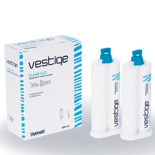 Vestige Clear FLD 2x50 ml - прозрачный А-силикон жидкий, TRAYART 1231918552 - фото 447775