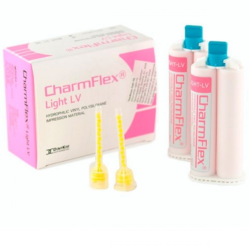 CharmFlex Light-LV -А-силикон, мягкий коррегирующий слой (2карт.х50мл, 6 нас.), DENTKIST 1231913751 - фото 447815