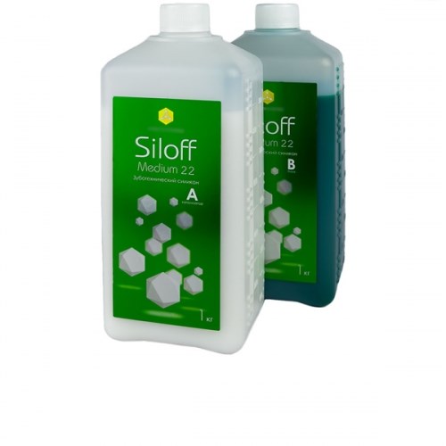 Силикон дублирующий Siloff 22 Medium (1кг + 1кг) 1231916345 - фото 447841