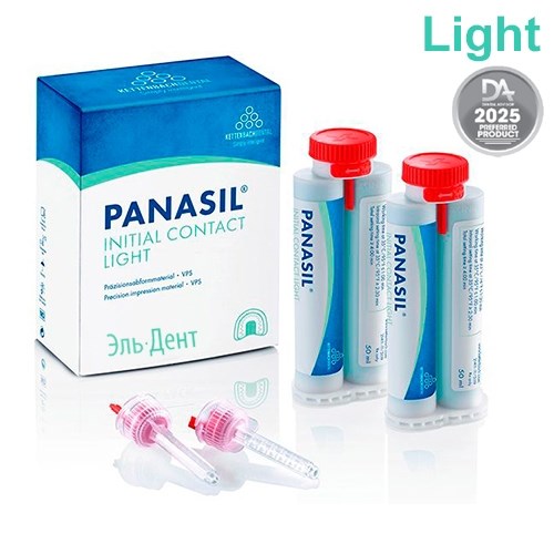 Panasil Light (2х50мл, 8смесит.) текучий корригирующий материал, Kettenbach 13411 00000000561 - фото 447914