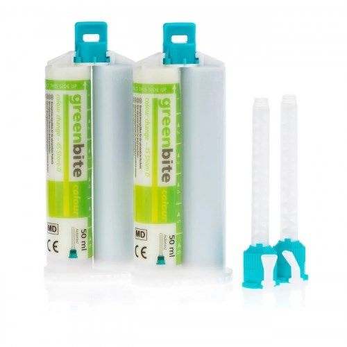 Greenbite colour материал для регистрации прикуса (2х50мл), Detax (Германия) 0001914449 - фото 448149