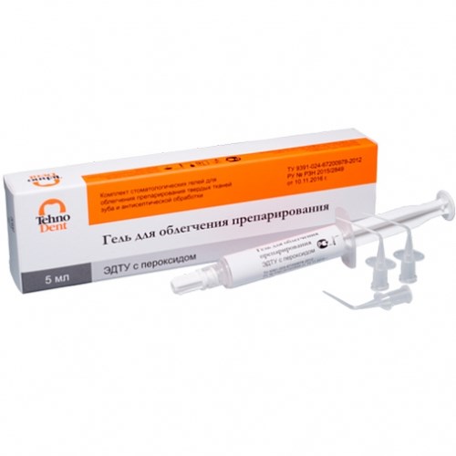 Гель для расширения кан.ЭДТА-20%, 5мл, Технодент 1231911308 - фото 448477