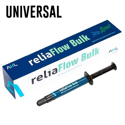 reliaFlow Bulk  Universal шприц 2г-композит для пломбирования объемных полостей боковых зубов, AHL 1231919342 - фото 448530