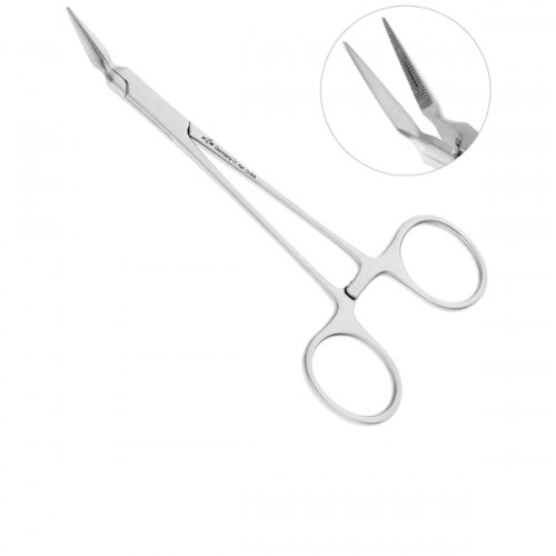 Зажим для удаления костного фрагмента 13,5 см Stieglitz (с кремальерой) 1231916172 - фото 448945