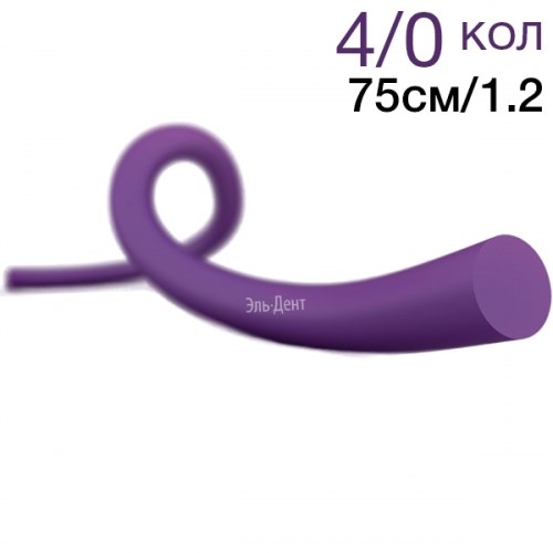 МОНОСОРБ USP 4/0, 75см, с иглой, HR-20(кол.1/2), (25шт.). Линтекс 1231919025 - фото 449452