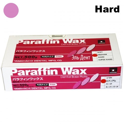 Воск базисный PARAFFIN WAX Hard розовый, в пластинах (170х85х1,4 мм), 500 г. 1231919564 - фото 449596