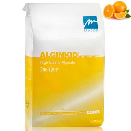 Слепочная масса альгинатная AlginKid 453 г, вкус апельсин 1231919301 - фото 449646