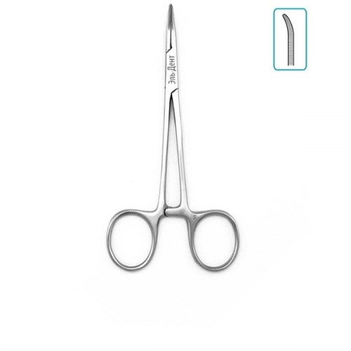 Зажим "Москит" изогнутый по плоскости (150 мм) П-17-312* 1231917427 - фото 449651