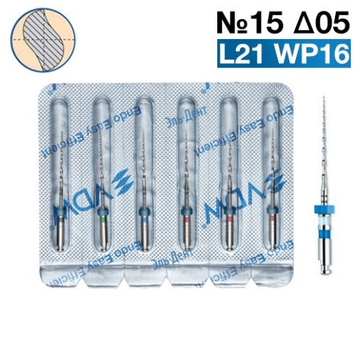 Mtwo М2 Тейпер №15 05 L21 WP16 (для перелечивания), VDW 0001912056 - фото 450102