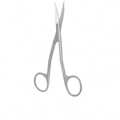 Ножницы 13,5см остроконечные, 1 зубчатое лезвие 1231917040 - фото 450128