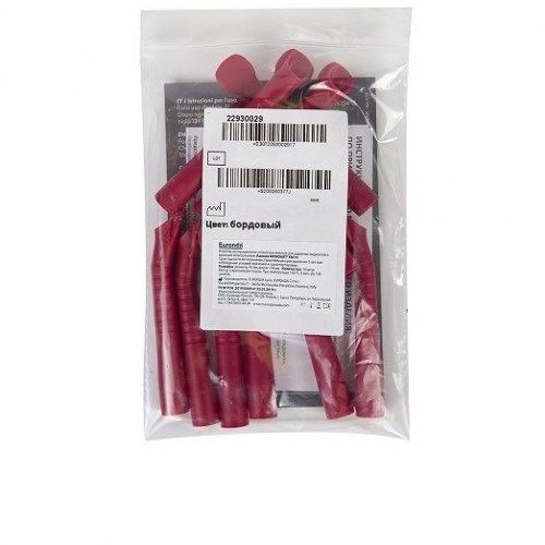 Наконечники для пылесосов многоразовые, бордовые ЕМ19 L-11,4см, d16мм, 10шт. (Евронда) 1231917674 - фото 450199